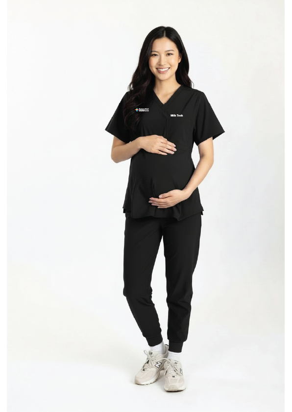 Milk Tech Reee Women's Haven Maternity Scrub Top - Milk Tech – La Forma Med